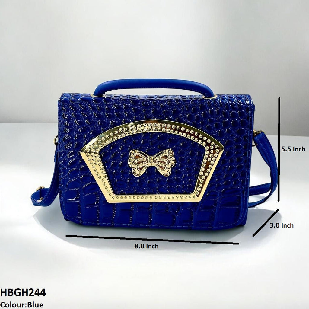 Crocodile Pattern Hand Bag