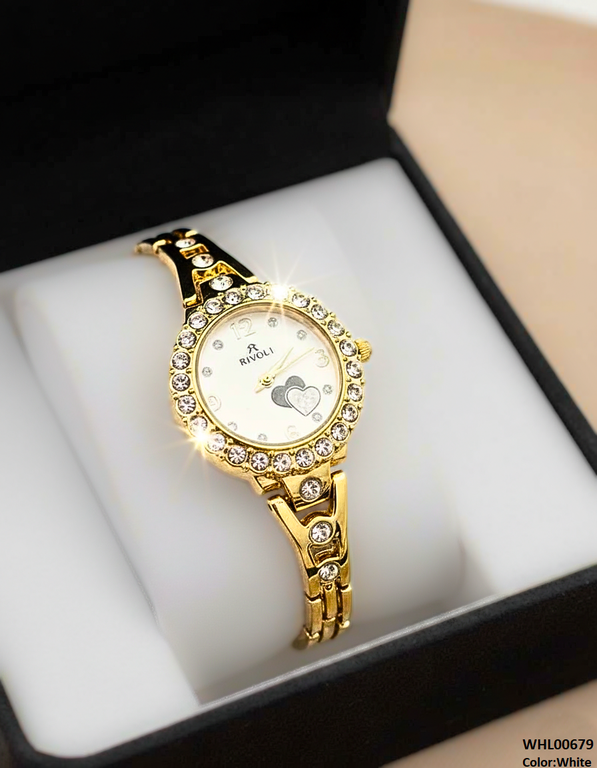 Round Heart Dial Women's Watch
