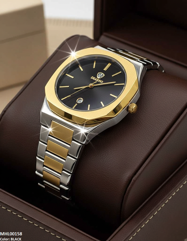 Round Dial Men's Watch