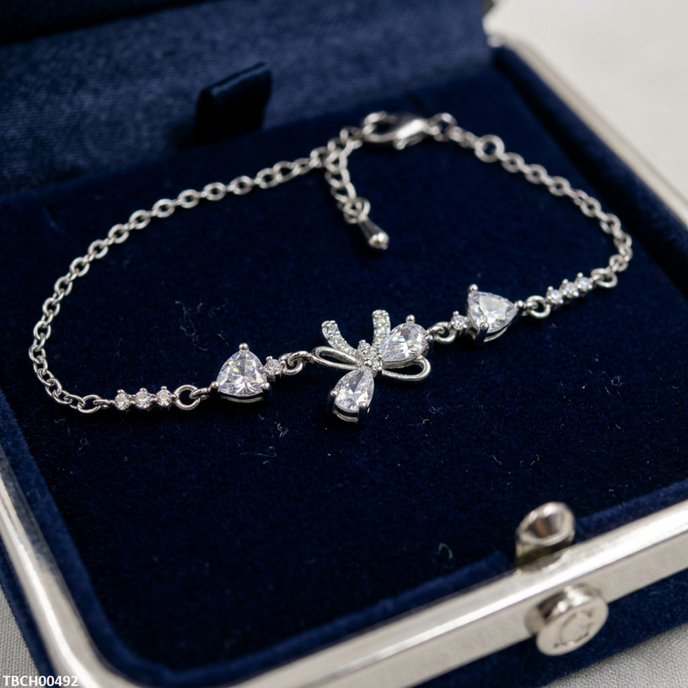 Bow/Heart Bracelet Adjustable