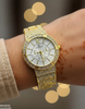 Round Rhinestone Women's Watch