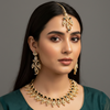 Oval Leaf Necklace Set