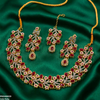 Oval Flower Necklace Set