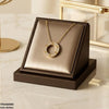 Stainless Steel Zircon Round Pendant