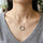Stainless Steel Zircon Round Pendant