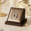 Stainless Steel Zircon Round Pendant