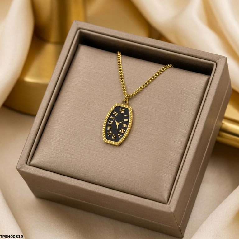 Stainless Steel Clock Pendant