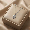Stainless Steel Rectangle Pendant