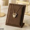 Stainless Steel Zircon Heart Pendant
