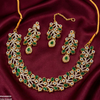 Oval Flower Necklace Set