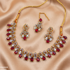 Flower/Tear Necklace Set