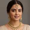 Oval Leaf Necklace Set