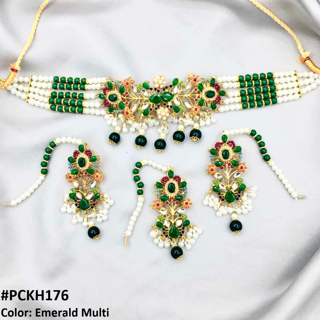 Flower Neck Choker Set