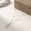 Stainless Steel Rectangle Pendant