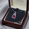 Bow Square Pendant