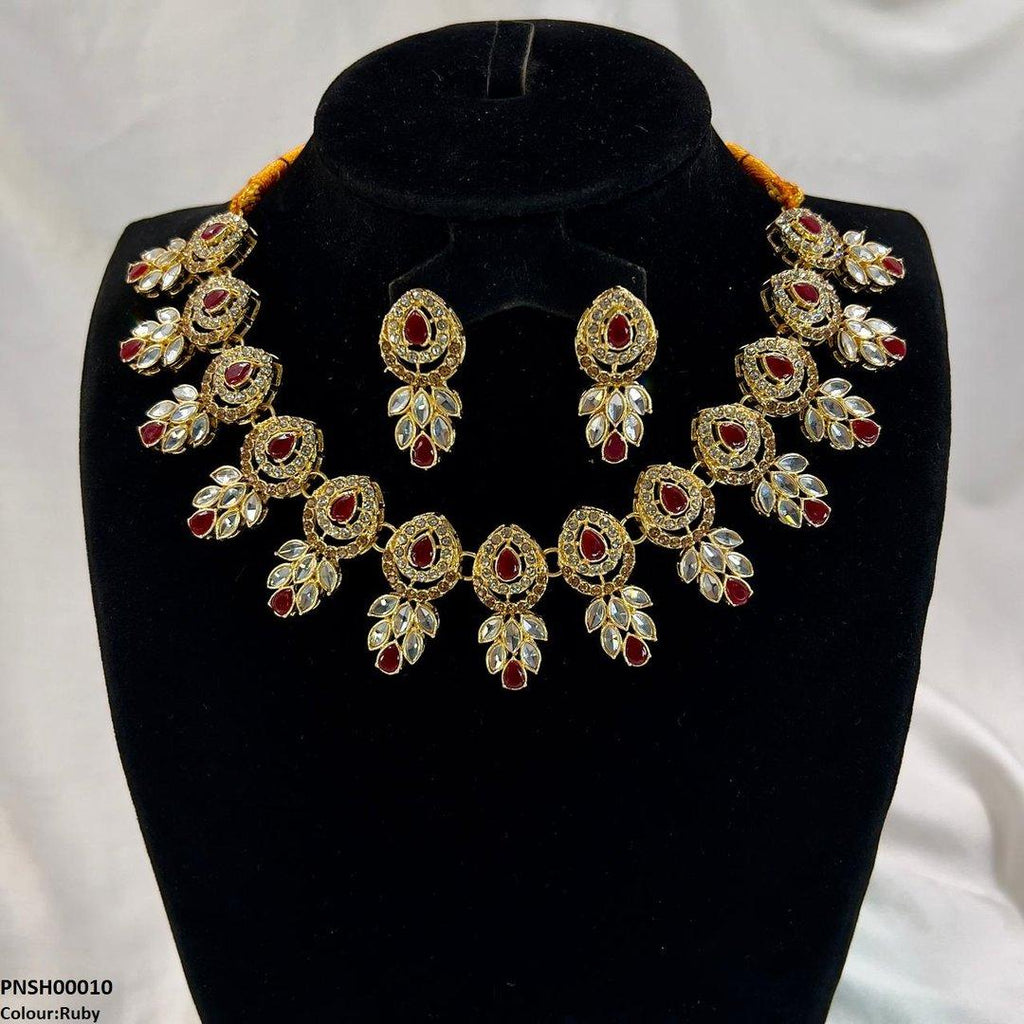 Marquise/Tear Necklace Set