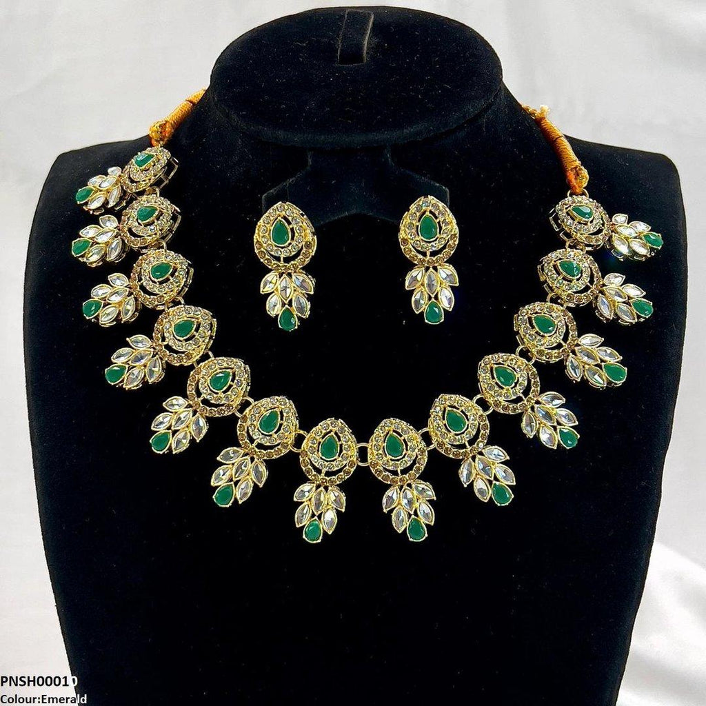 Marquise/Tear Necklace Set