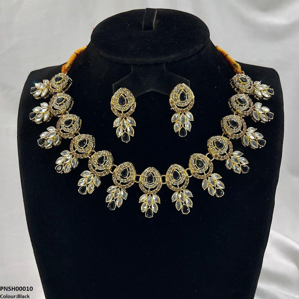 Marquise/Tear Necklace Set