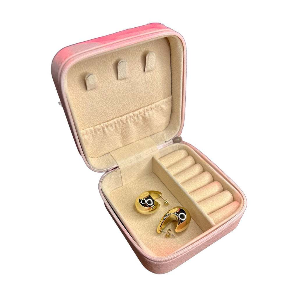 Golden Plastic Hoops D2