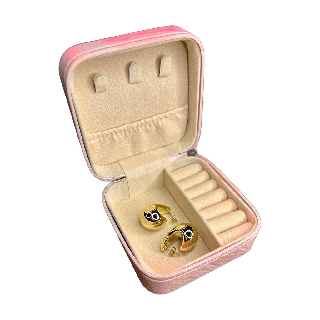 Golden Plastic Hoops D2