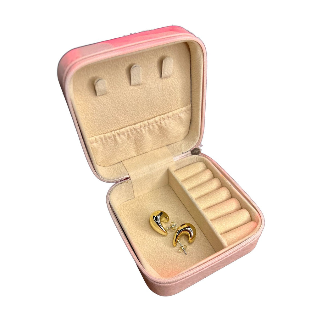 Golden Plastic Hoops D3