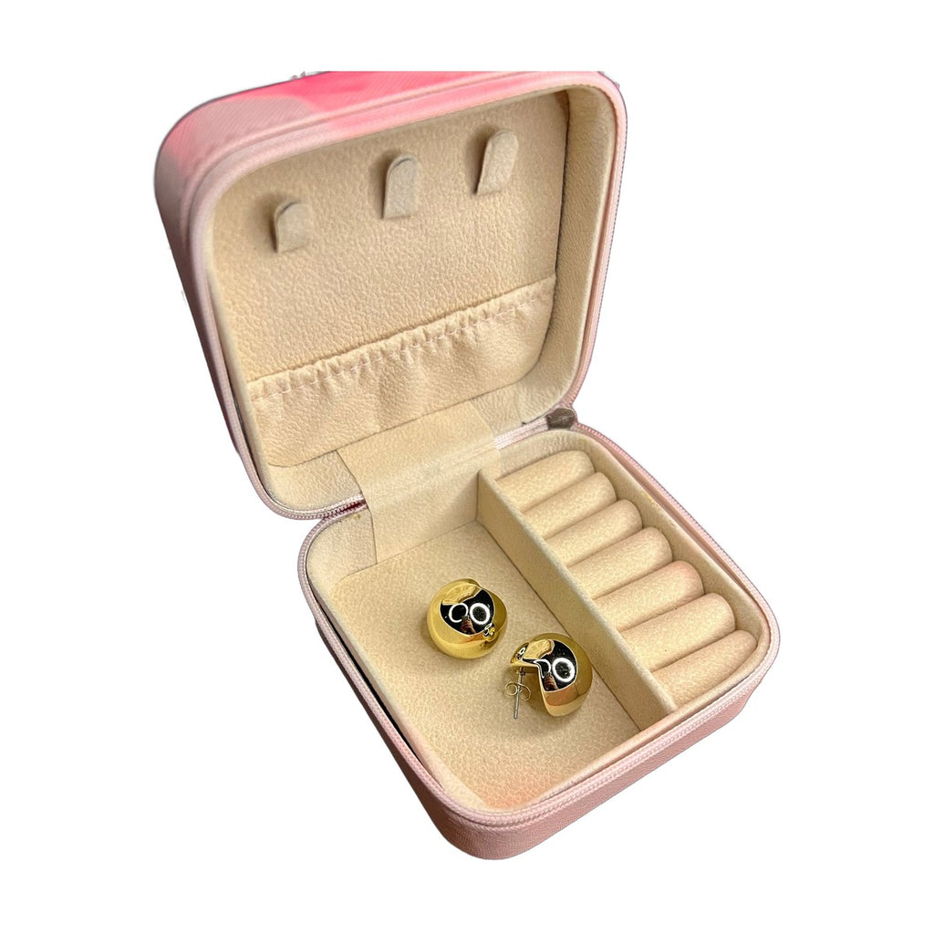 Golden Plastic Hoops D4