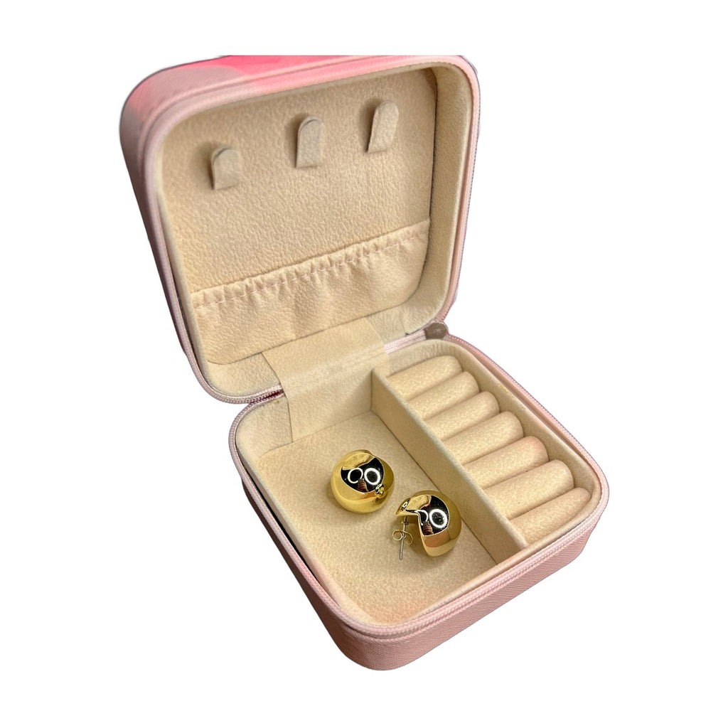 Golden Plastic Hoops D4