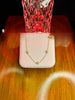 Stainless Steel 18k 5 Motifs Pearl Necklace
