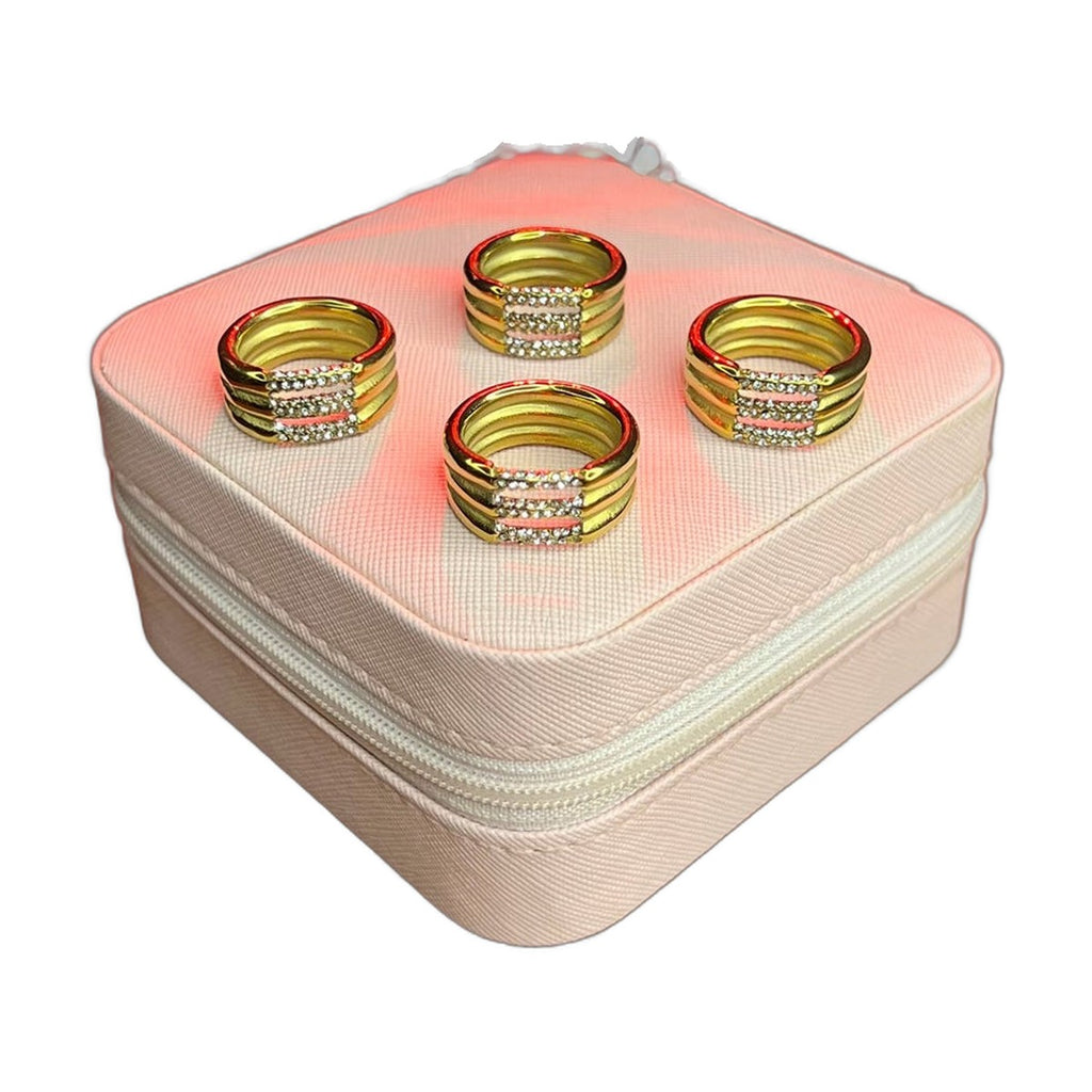 Stainless Steel 18k Alora Layered Ring