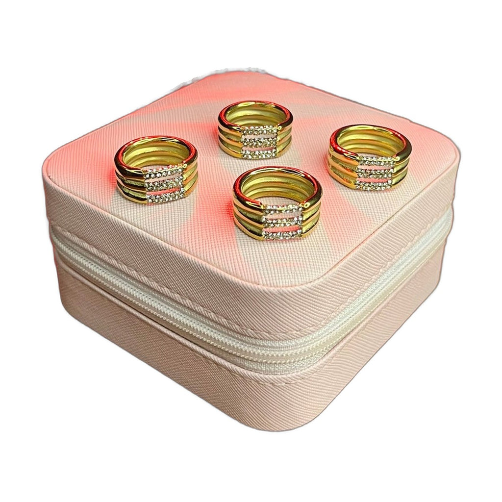 Stainless Steel 18k Alora Layered Ring