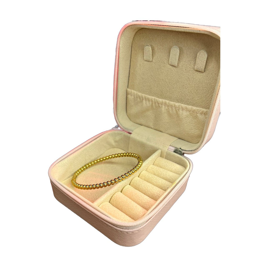 Stainless Steel 18k Aurelia Bead Bangle