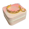 Stainless Steel 18k Aurelia Crown Handcuff and Ring Set
