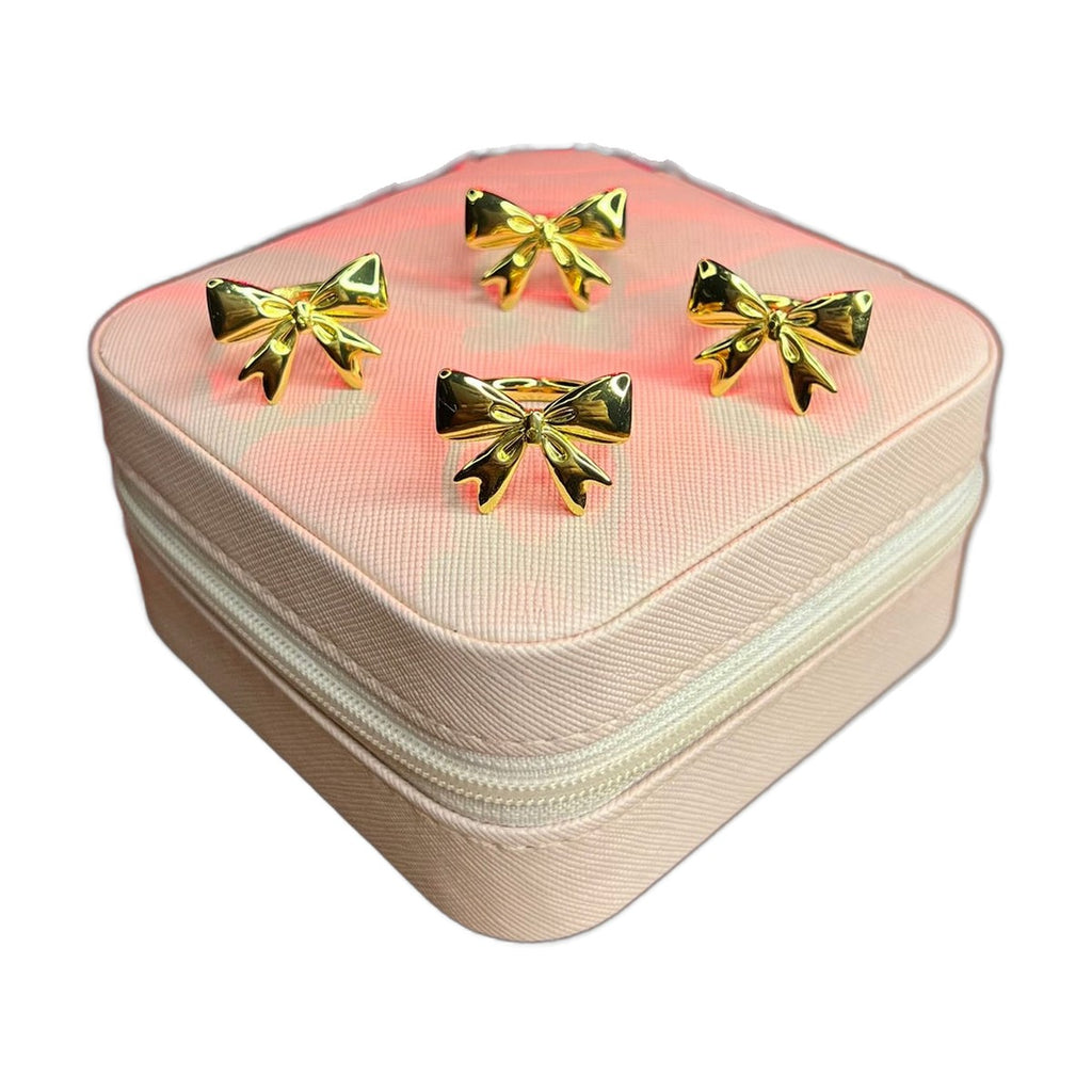 Stainless Steel 18k Bella Bow Ring
