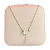 Stainless Steel 18k Blossom Glow Necklace