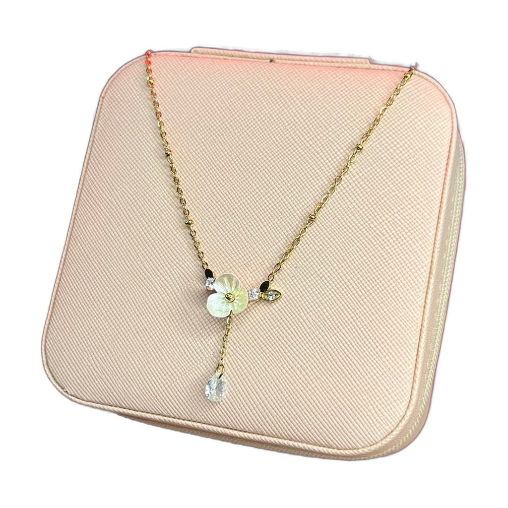 Stainless Steel 18k Blossom Glow Necklace