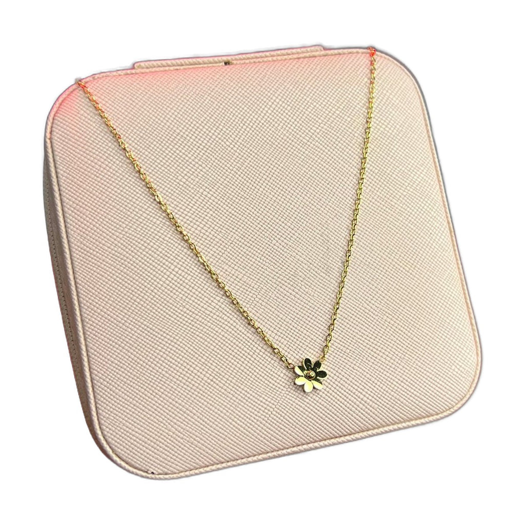 Stainless Steel 18k Blossom Gold Necklace