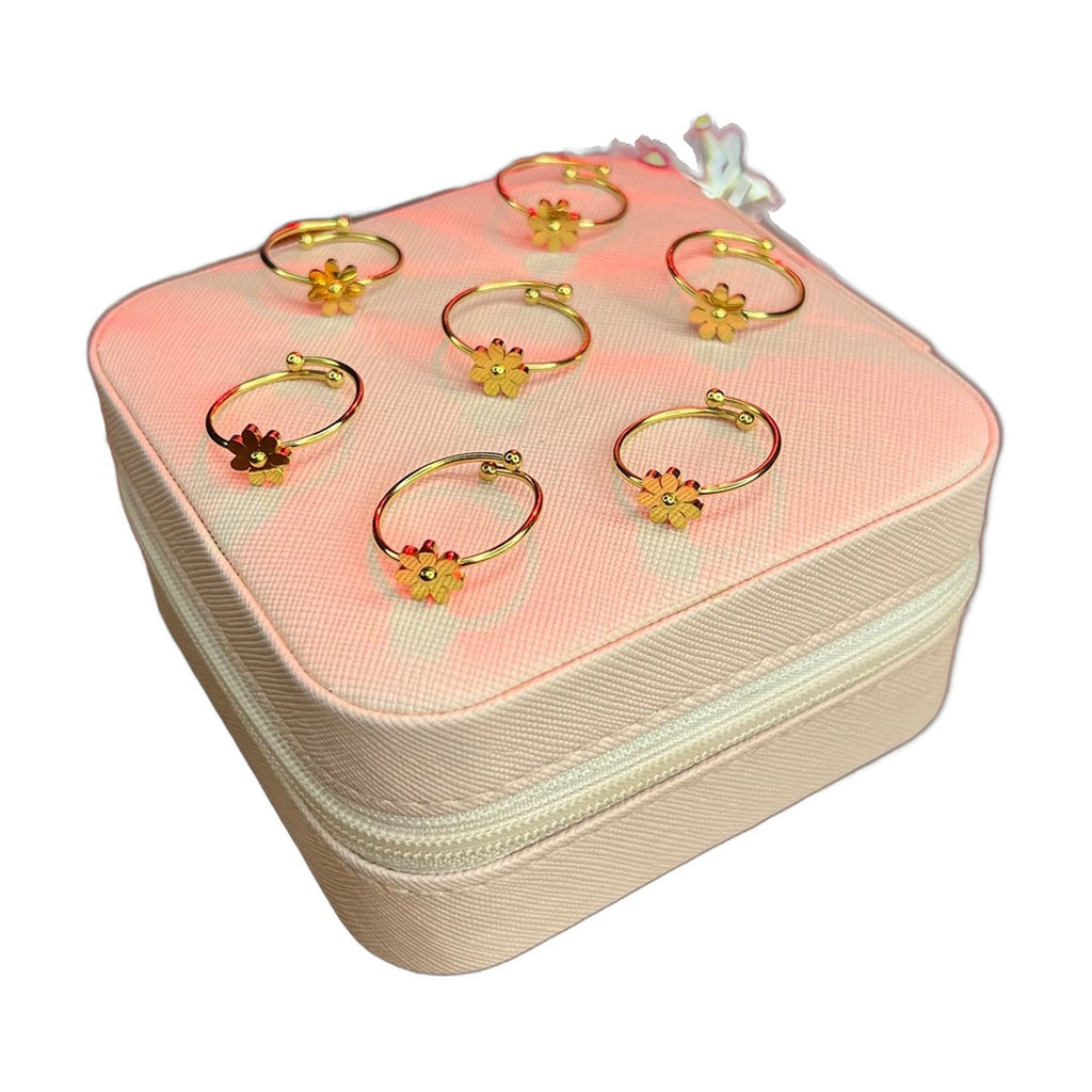 Stainless Steel 18k Blossom Gold Ring