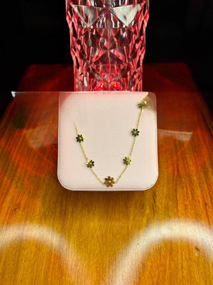 Stainless Steel 18k Blossom Luxury Necklace