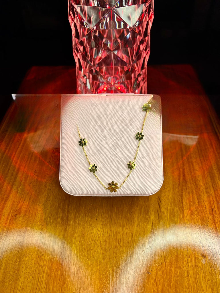 Stainless Steel 18k Blossom Luxury Necklace
