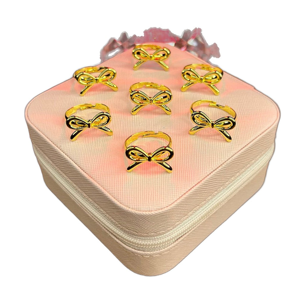 Stainless Steel 18k Bow 🎀 Ring