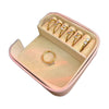 Stainless Steel 18k Bow Stone Luxury Ring