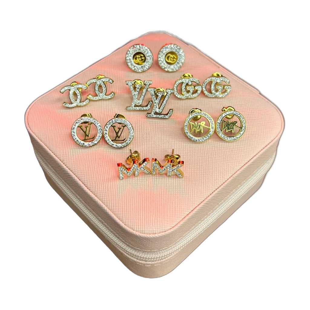 Stainless Steel 18k Branded EarStuds