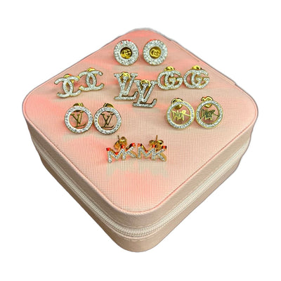 Stainless Steel 18k Branded EarStuds