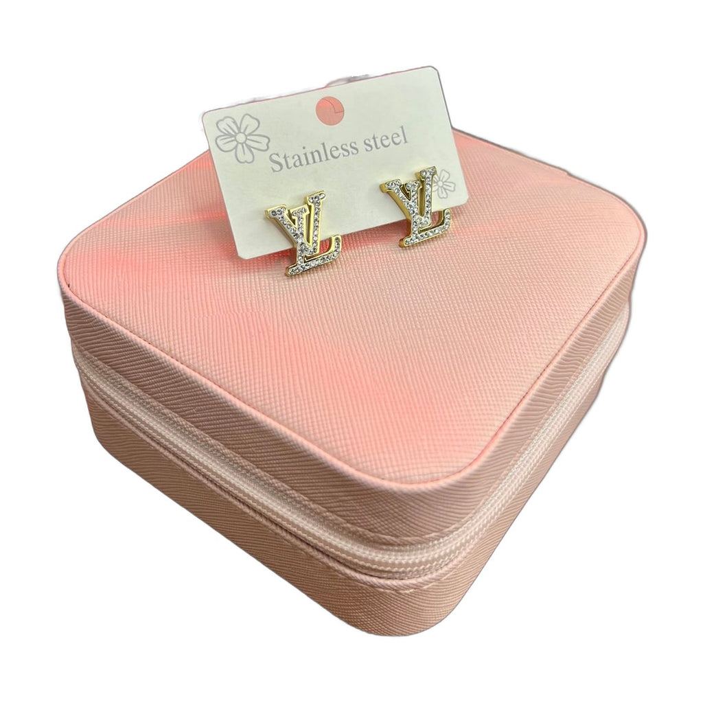 Stainless Steel 18k Branded EarStuds