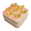 Stainless Steel 18k Butterfly Gold Ring