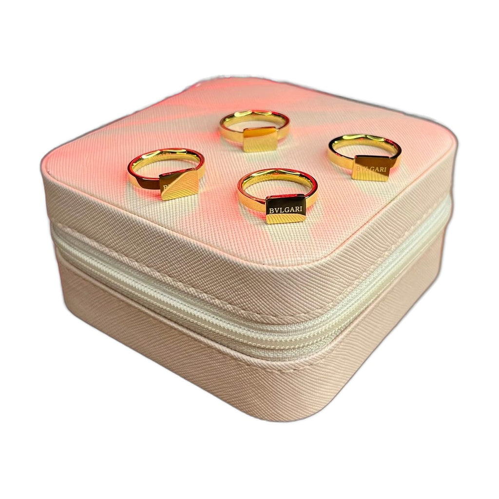 Stainless Steel 18k Tag Ring