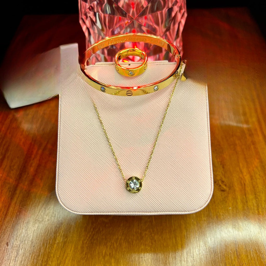 Stainless Steel 18k 4pc Set
