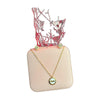 Stainless Steel 18k Shell Necklace Earring Set