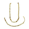 Stainless Steel 18k Chain Link 3pc Set