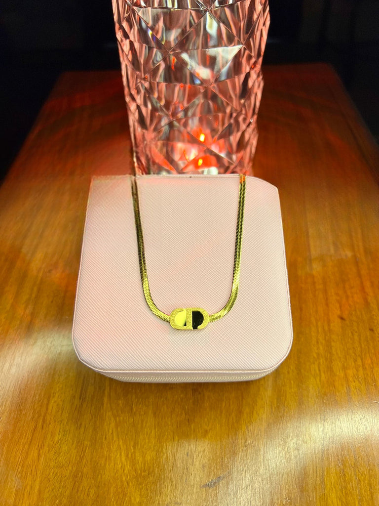 Stainless Steel 18k Snake Necklace